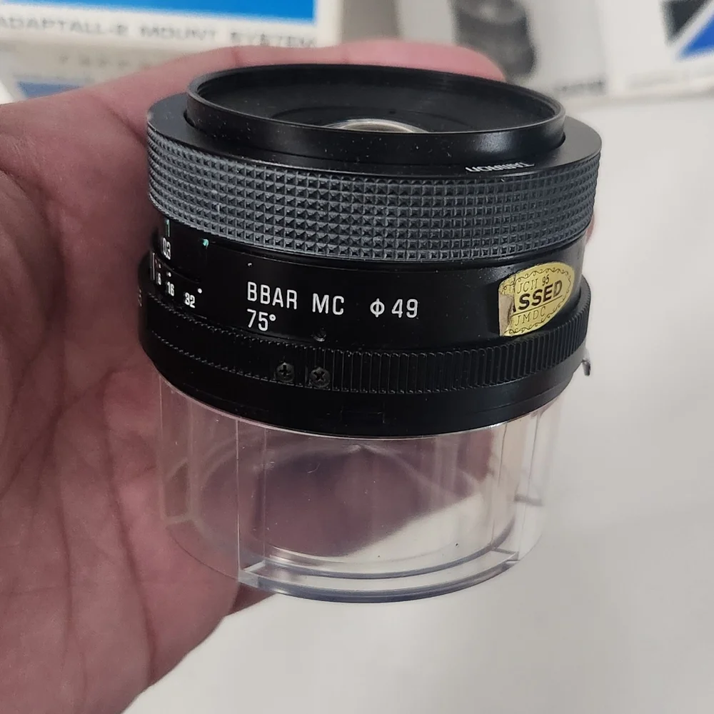 TAMRON 28mm F2.5 BBAR ADAPTALL 02B MANUAL FOCUS WIDE ANGLE LENS & Fd Adapter